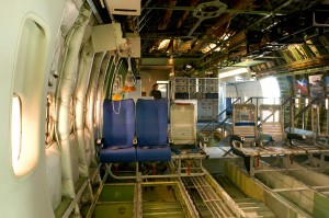 Cabine arrière du Boeing 747