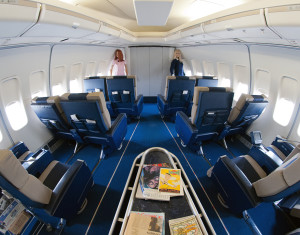 Cabine avant du Boeing 747