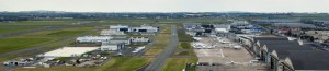 Vue sur le tarmac du Bourget