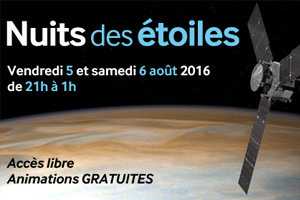 Communiqué de presse - Nuits des étoiles 2016