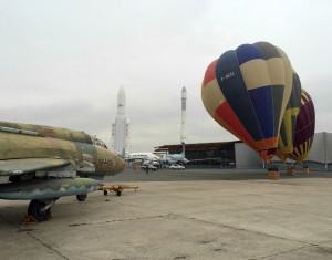 Ballons captifs au musée de l'Air et de l'Espace