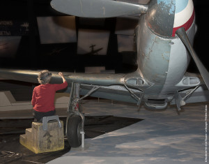 Expo temporaire : Restaurer les avions du musée