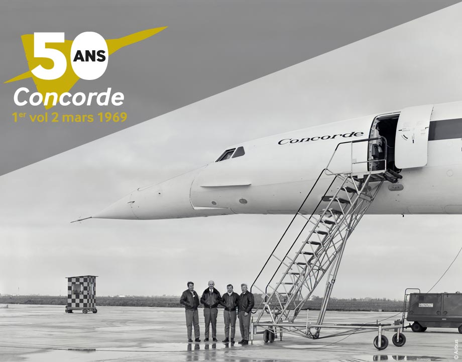 Le 2 mars 1969, premier vol du Concorde