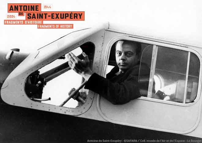 Exposition-dossier Antoine de Saint-Exupéry, fragments d’histoire