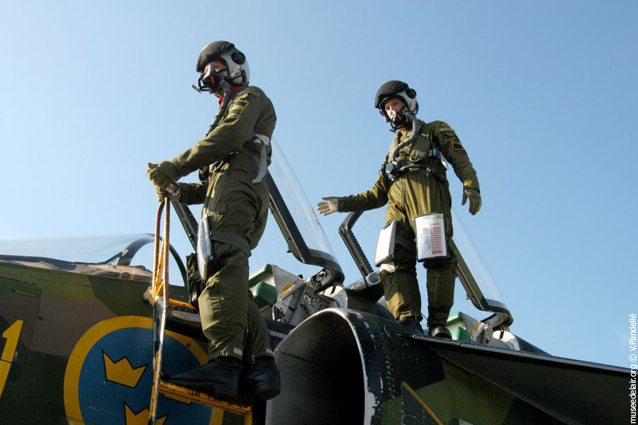 Saab Sk 37E Viggen Musée de l